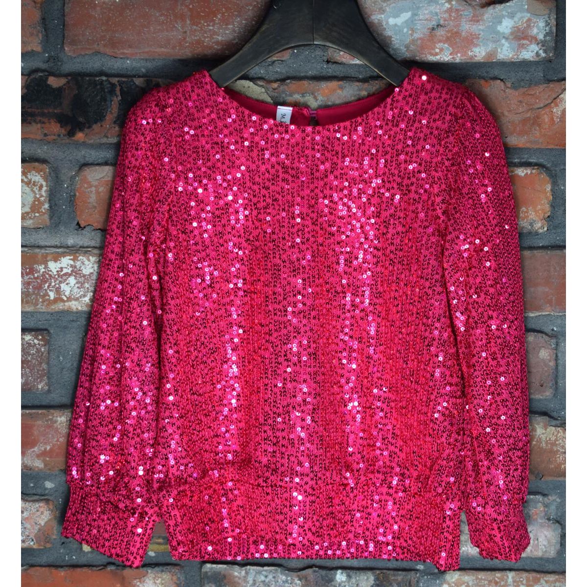 Girls Sequin Top