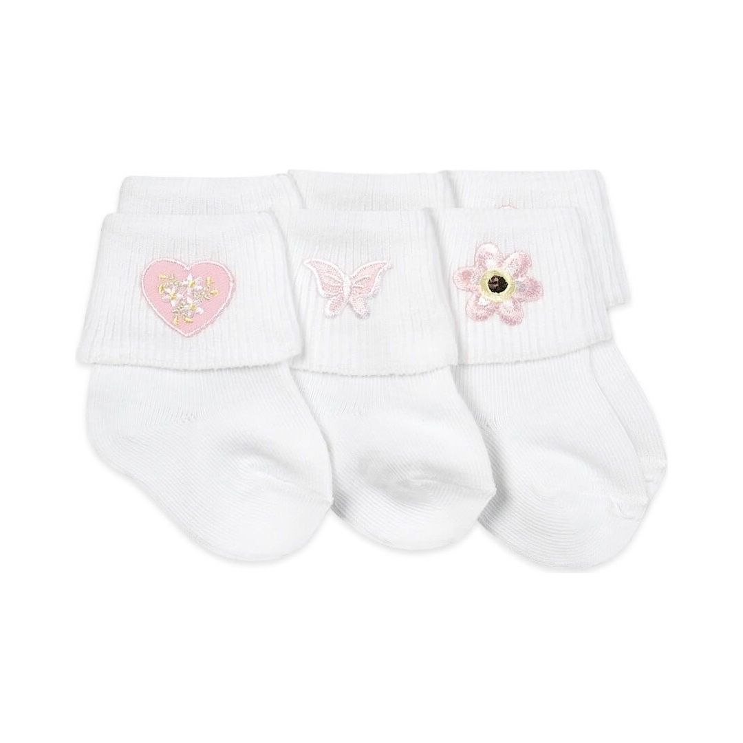 Baby Girl Applique Collection Turn Cuff