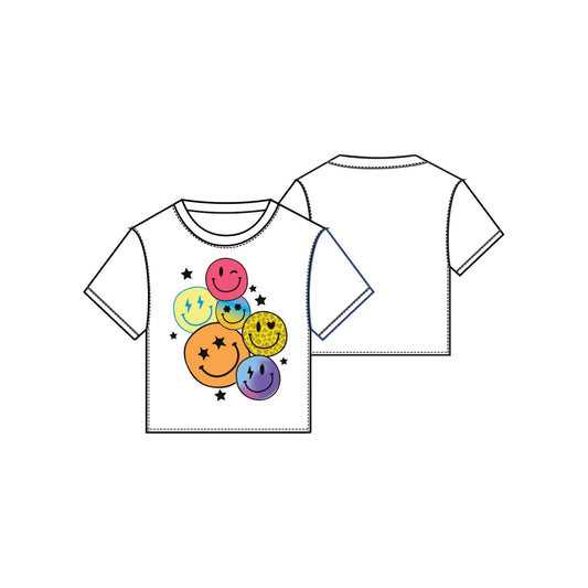 SMILEY FACES S/S TEE