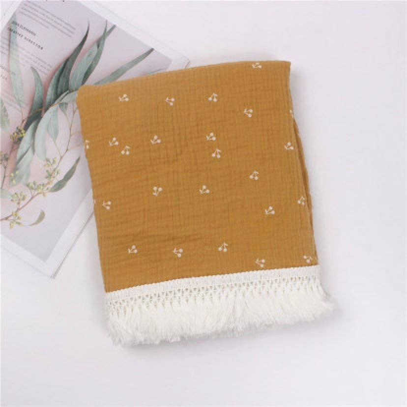 Annie & Charles® patterned muslin blanket