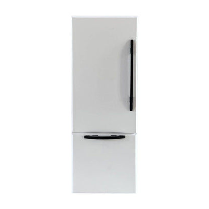 Dollhouse Refrigerator | White with Black Hardware