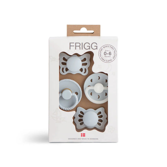 FRIGG Baby's First Pacifier Moonlight Sailing 4pk