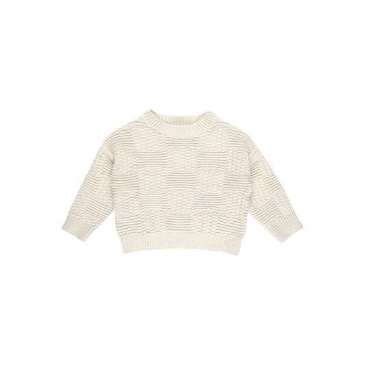 Aspen Sweater || Natural Check