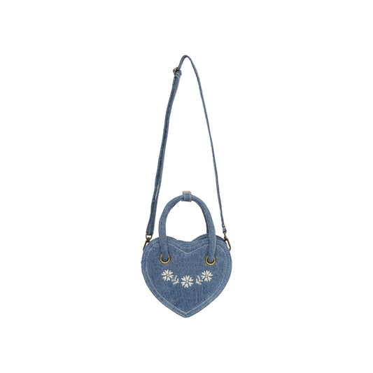 HEART PURSE || INDIGO