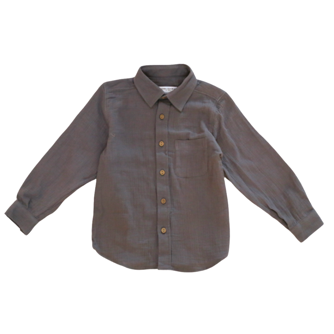 Long Sleeve Boys Button-down