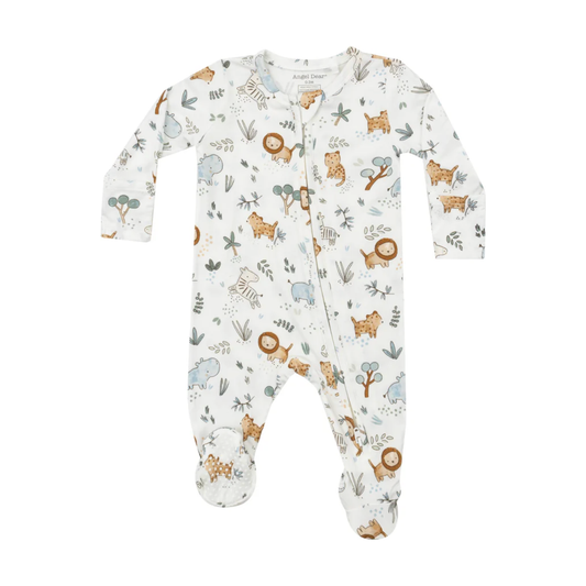 Delicate Safari 2 Way Zipper Footie