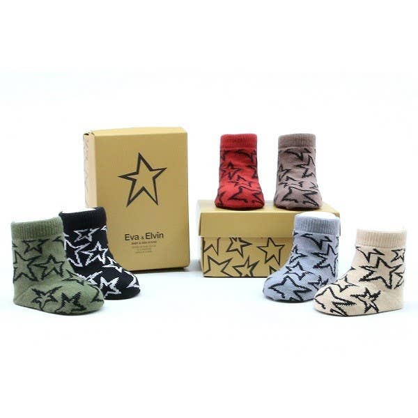 Baby Socks Set (6 Pairs) -Big Star 0/12MO