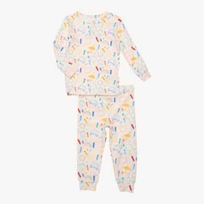 DOODLE POP PAJAMA LONG SLEEVE SET