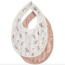 Muslin Bib 2PK-Asst Colors