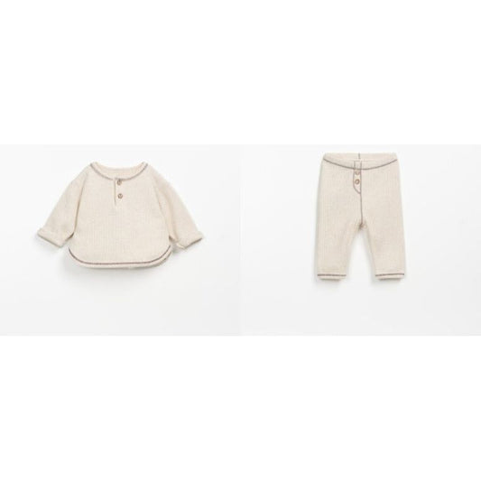 INTERLOCK SWEATER AND PANT SET ASST COLORS