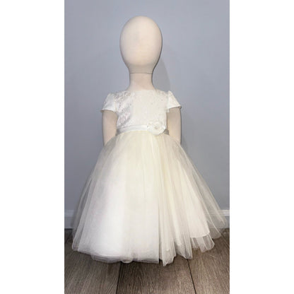 Floral Lace Christening Gown