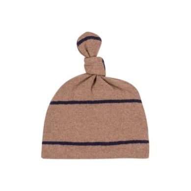 STRIPED Y.D. KNIT FABRIC CAP