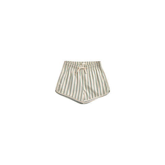 Boys Swim Trunk Aqua Stripe