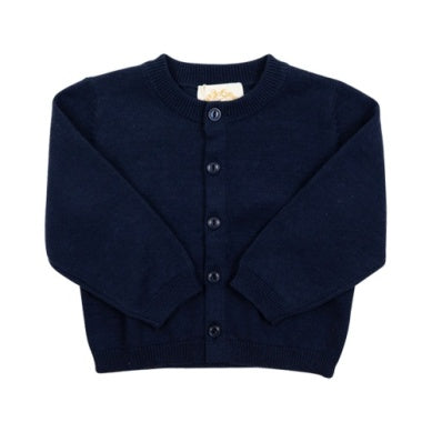 Worth Ave Cambridge Card/Pearl Buttons Nantucket Navy