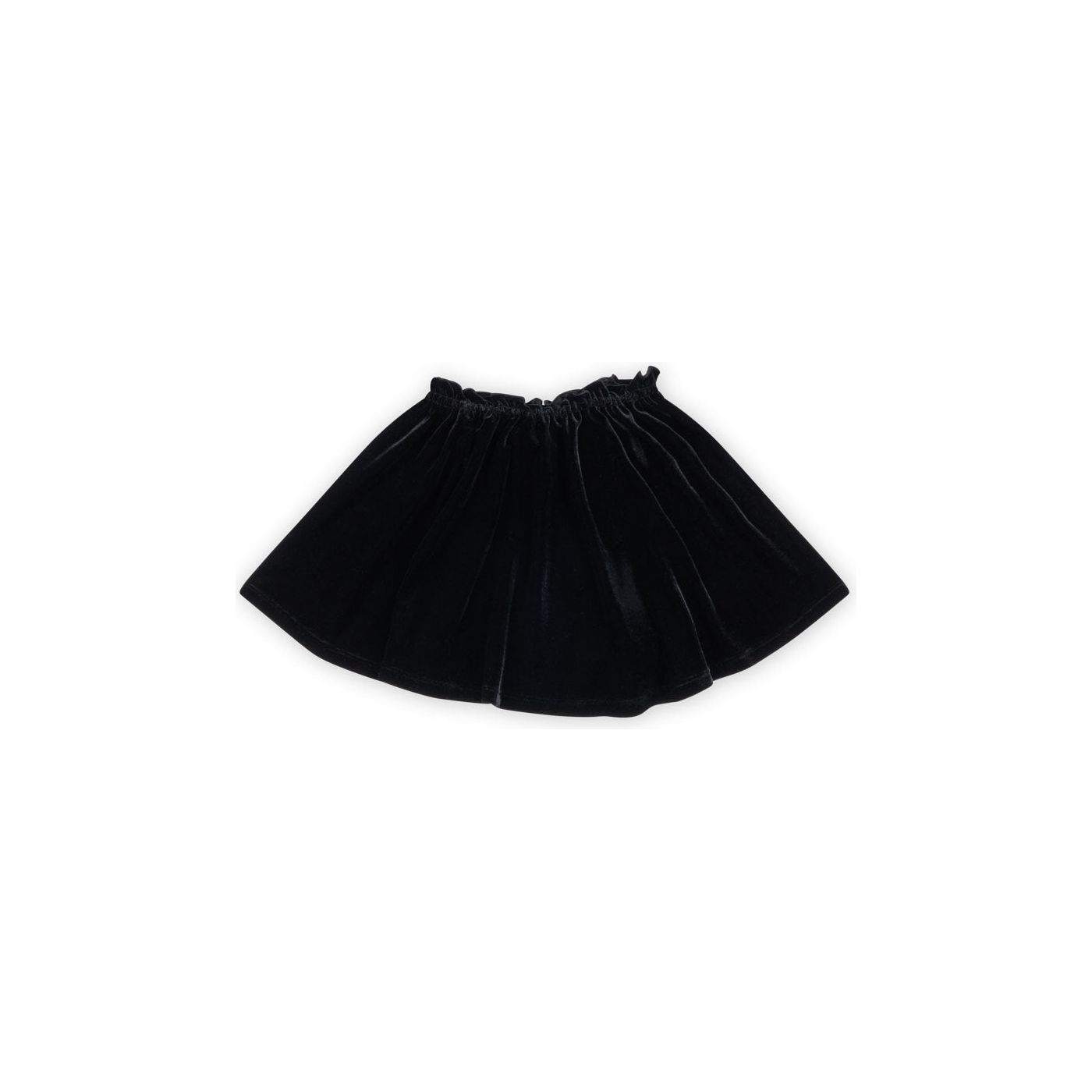 Black Velvet Skirt w/Red Bow