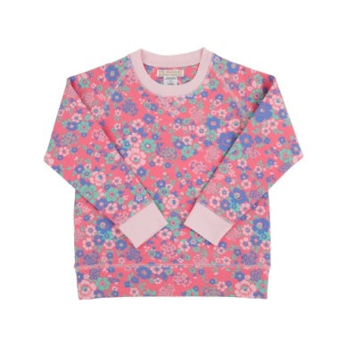 Cassidy Comfy Crewneck Pink Floral