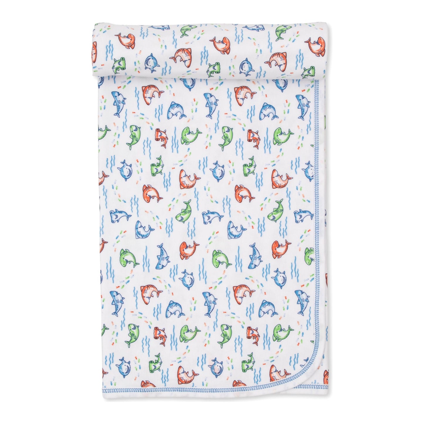 Shark Grins Print Blanket