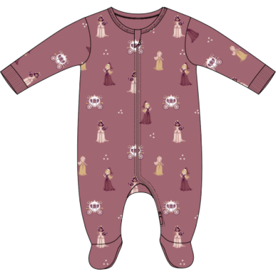 PRINCESSES PRINT ON MERLOT SLEEPER