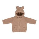 INFANT TEDDY FABRIC HOODIE JACKET