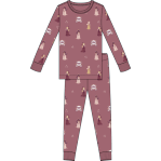 Princess Print on Merlot PJ set toddler