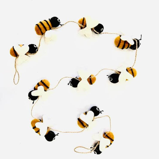 Felt Bee Garland