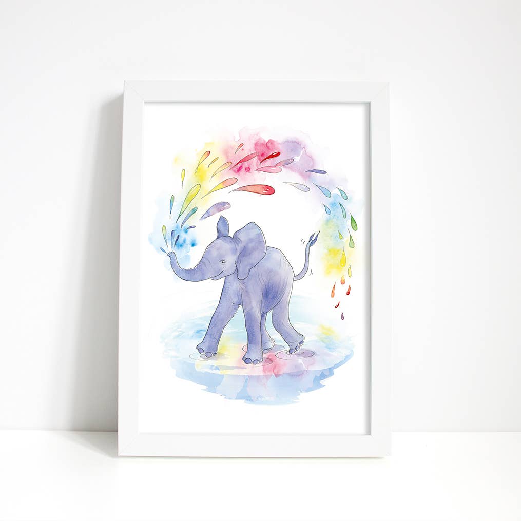 An Elephant Called Millie A4 Art Print