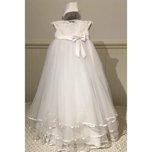 Christening Gown w/Bonnet, girls