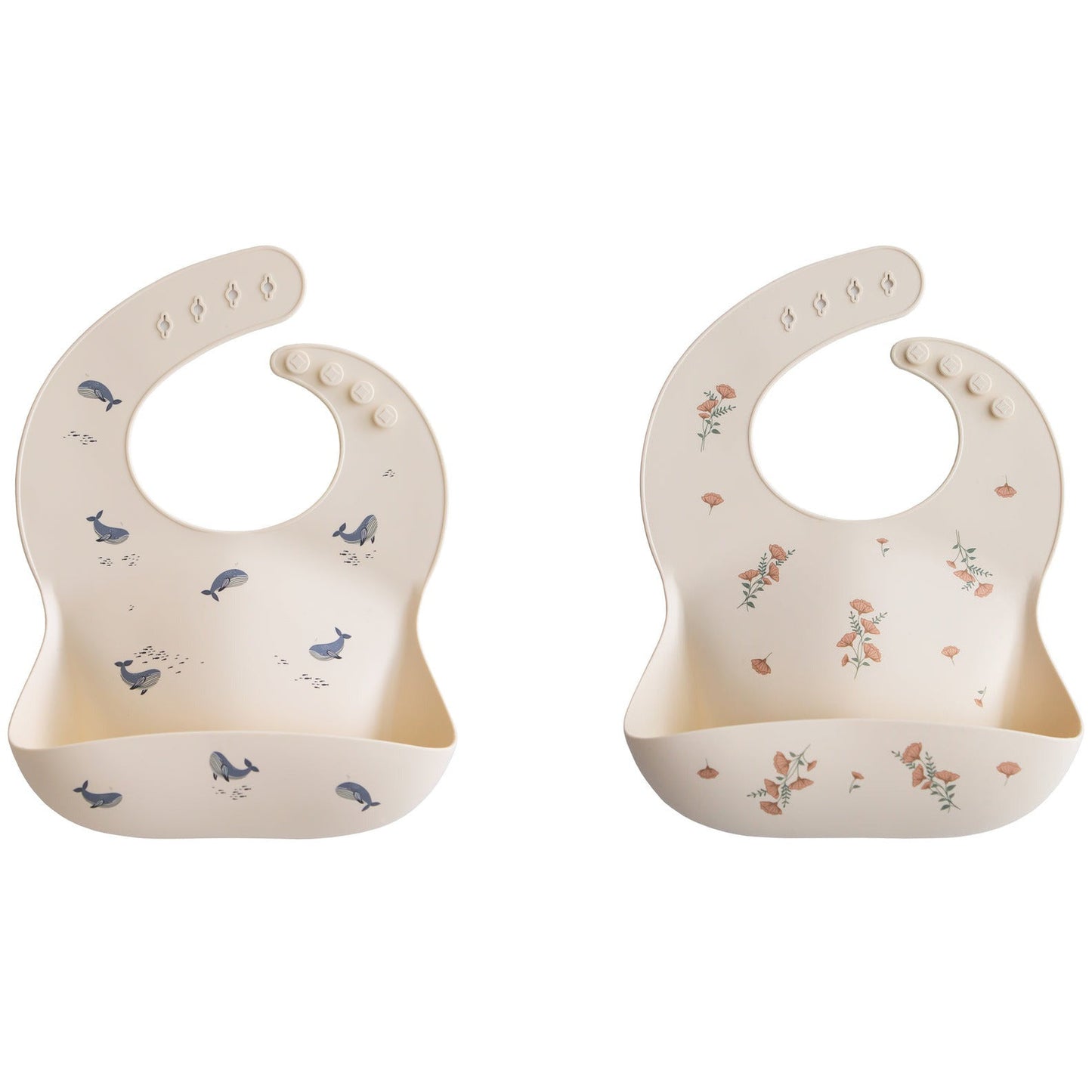 Silicone Baby Bib Asst Colors