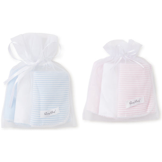 3 Pack Burp Set w/ Tulle Bag