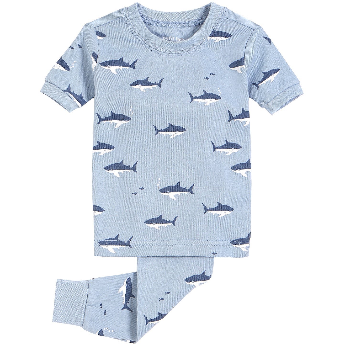 2 Pieces Organic Cotton Pyjama, Sharks